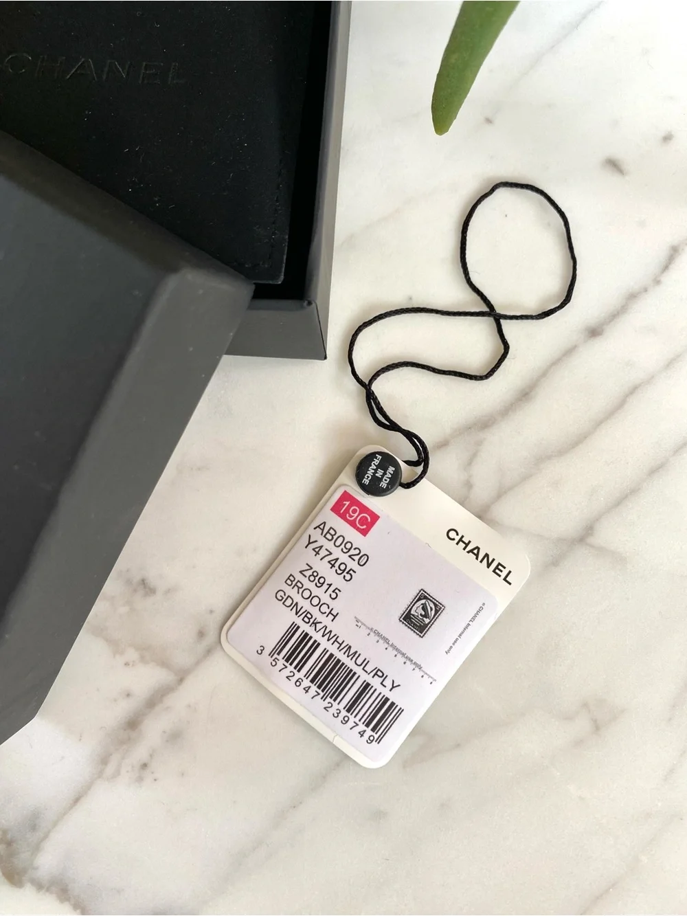 CHANEL - Enamel Coco Chanel Portrait Stamp-Style Brooch 2019